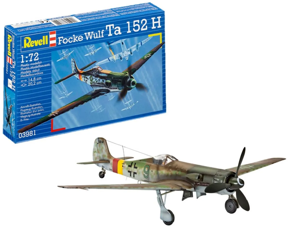 Revell 03981 Focke Wulf Ta 152 H Modelbouwpakket - 1:72 - Multi