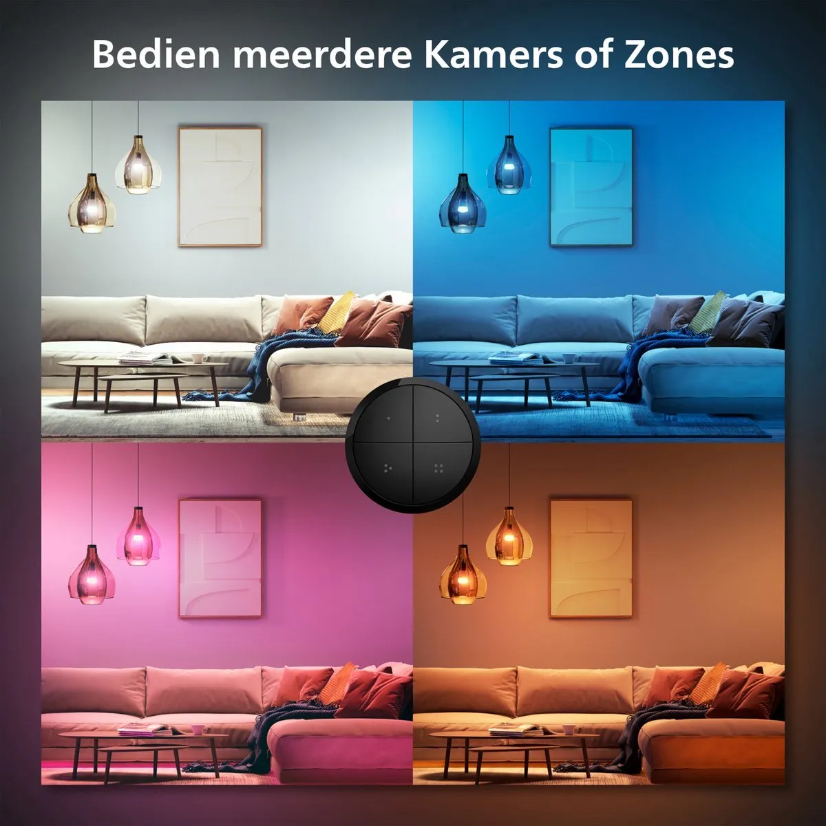Philips Hue Uitbreidingspakket E27 - 4 Stuks - Mat Glas - Warm tot Koelwit