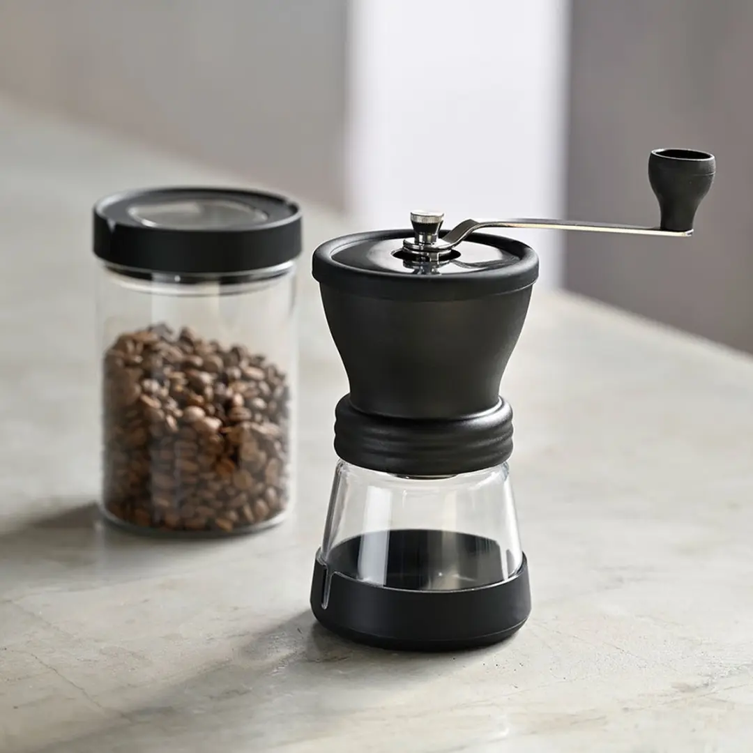 HARIO Skerton N Koffiemolen - Keramiek - 100g - Zwart - afbeelding 5 van 6