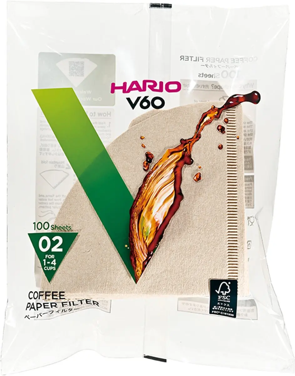 Hario V60 VCF-02-100M Filterpapier