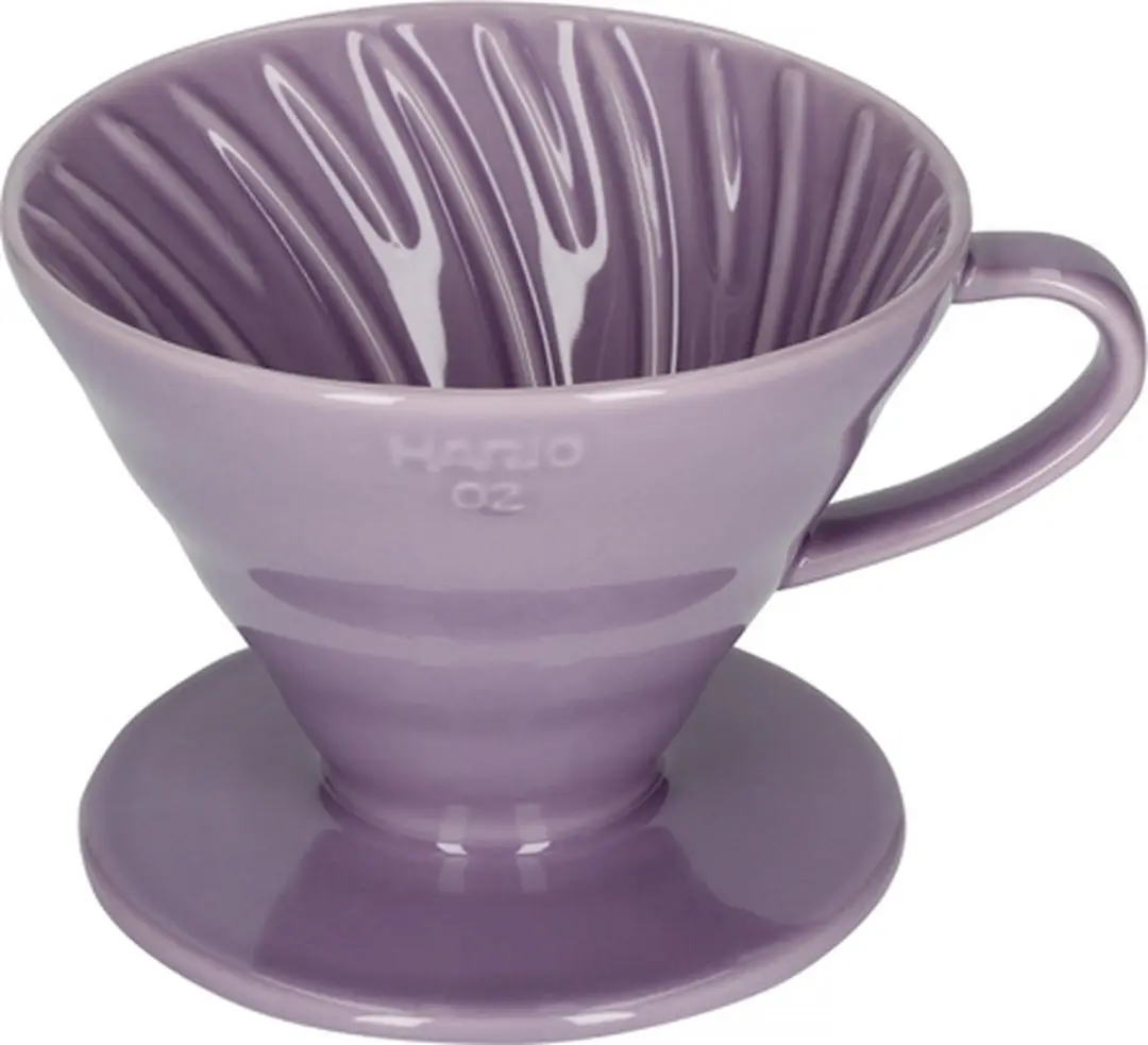 HARIO V60-02 Keramische Koffiedruppelaar - Paarse Heide - afbeelding 3 van 4