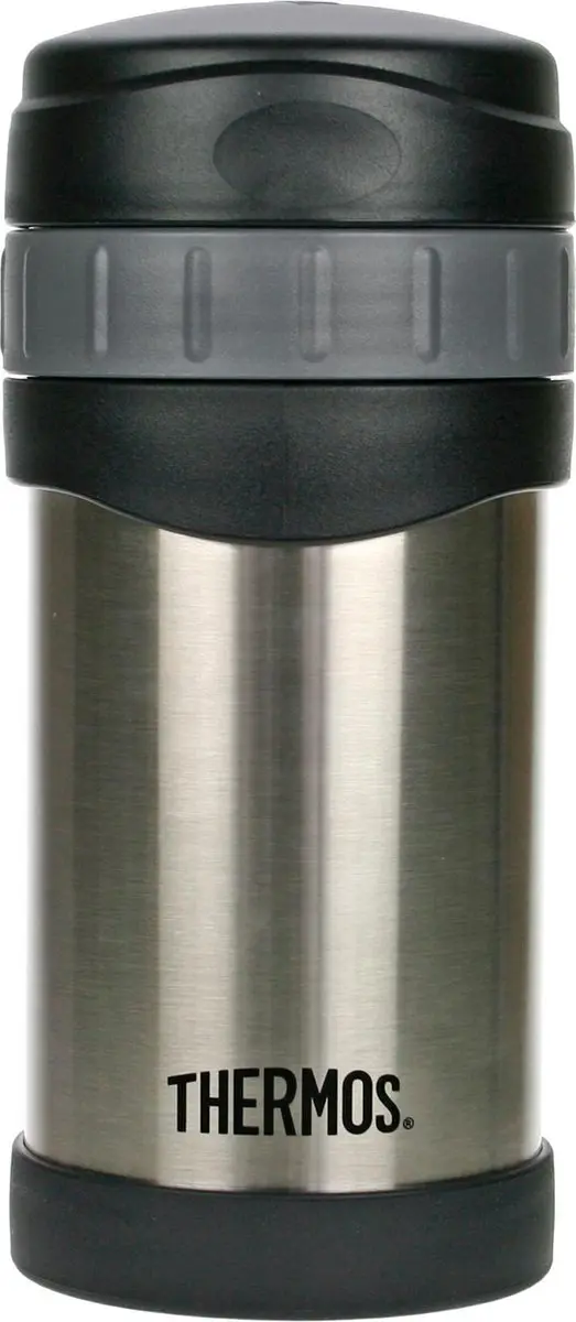 Thermos voedselbewaarder Food Jar thermosfles 0,5 l zwart