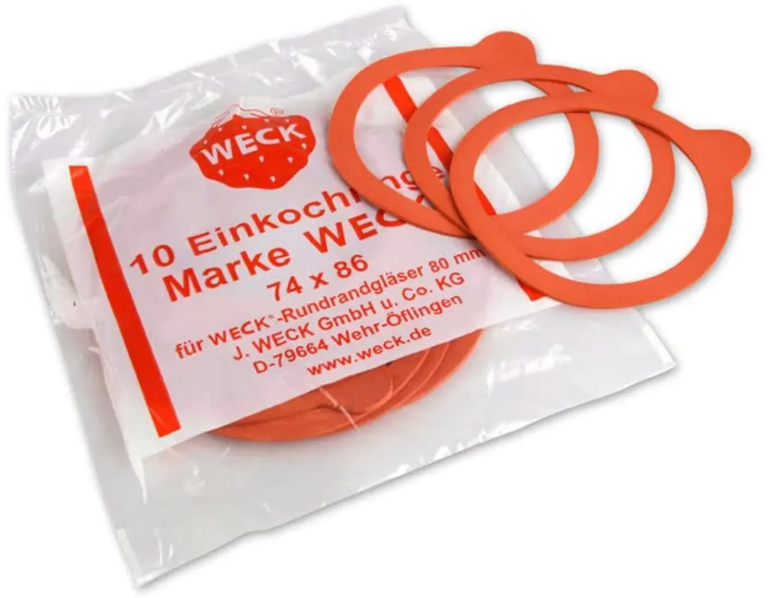 10x Weck Rubber Afdichtingen / Ringen voor Potten 80mm