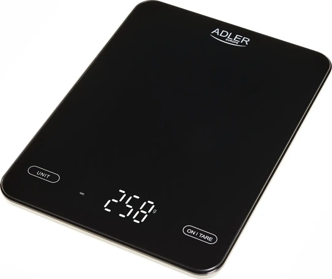 Adler AD 3177b Keukenweegschaal - 10kg - Zwart - afbeelding 3 van 6