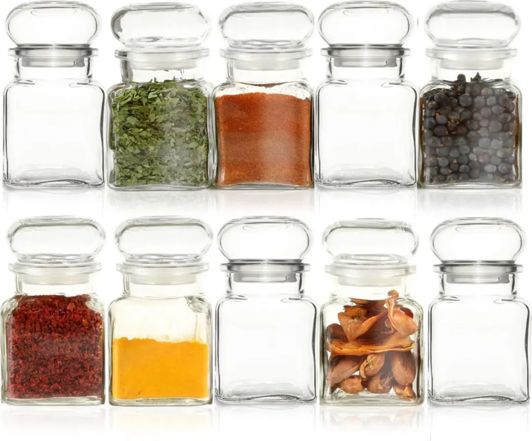 Kruidenpotje Glas 120 ml 10 stuks