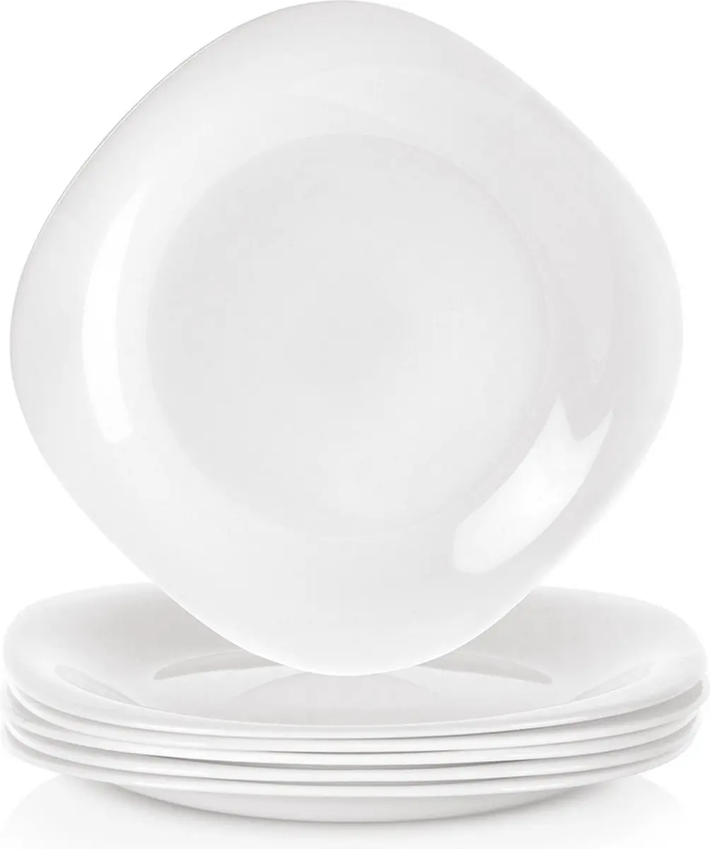 Dessertbord Glas LUNA 20 cm 6 stuks