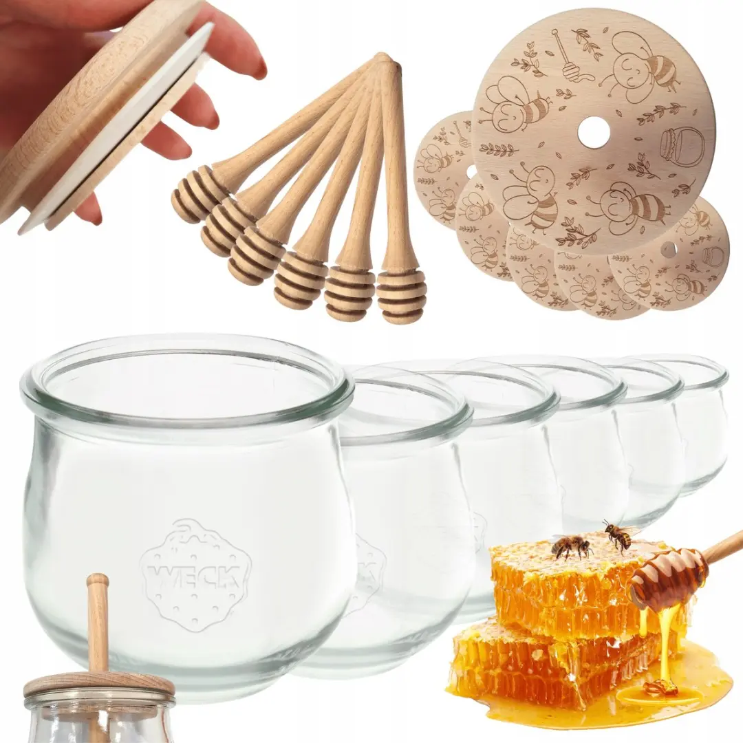 WECK Honingpotten met Lepel & Deksel