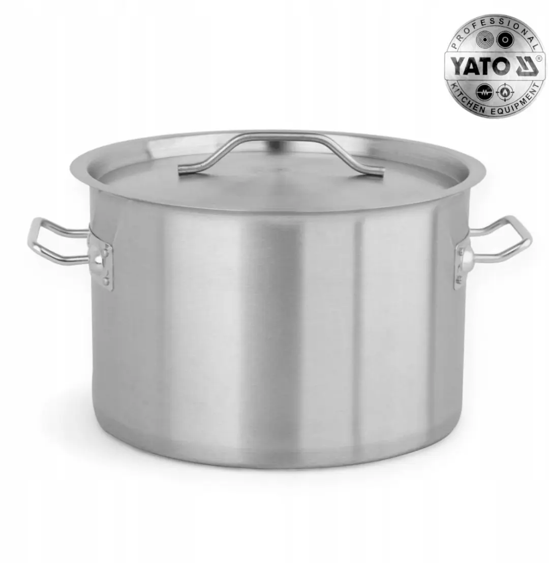 Yato Lage Kookpan RVS 38x24cm 27L met Deksel
