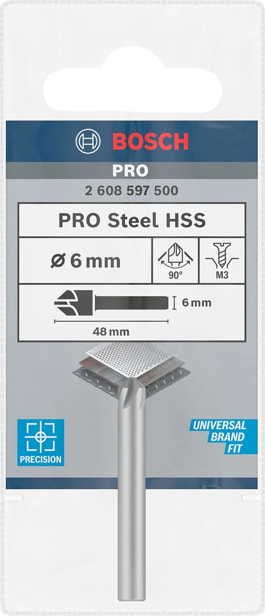 Bosch Professional Verzinkboor 6mm HSS - 1 Stuk