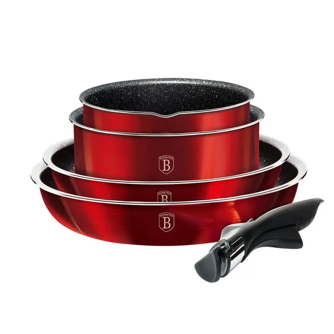 BerlingerHaus Metallic Line Pannenset BH/6145 - 9-delig - afbeelding 5 van 6