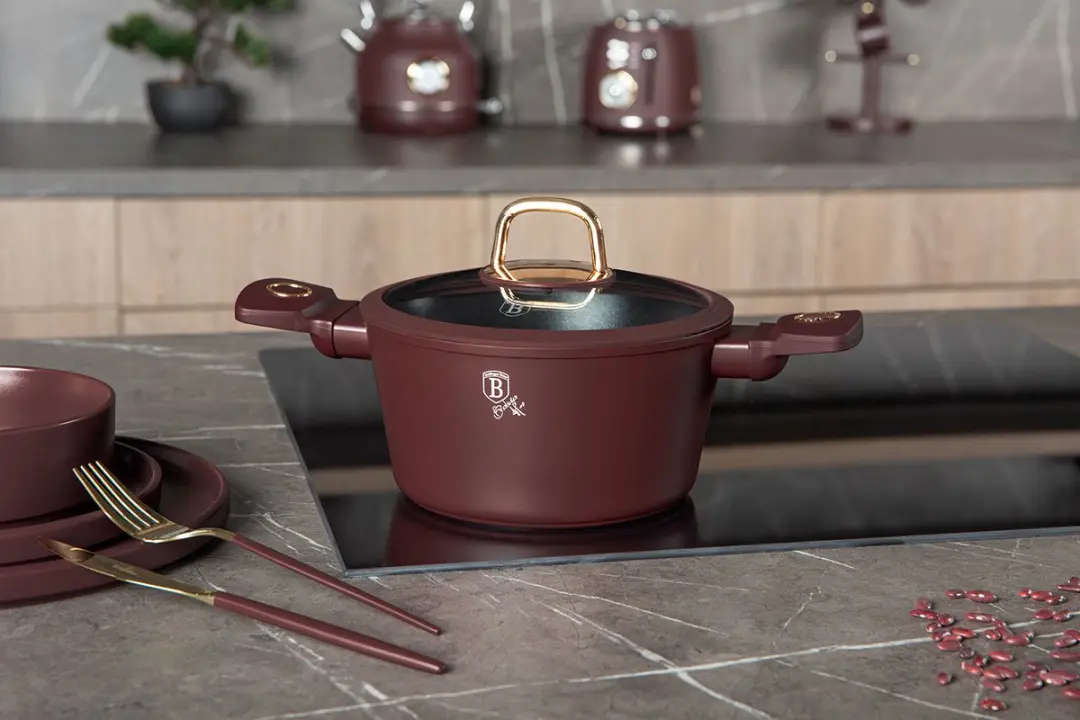 BerlingerHaus Leonardo Braadpan met Deksel - Ø20cm - afbeelding 2 van 6