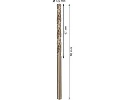 Bosch Professional ST. LINE HSS-CO Boormachinebit 4,5mm - 10 Stuks