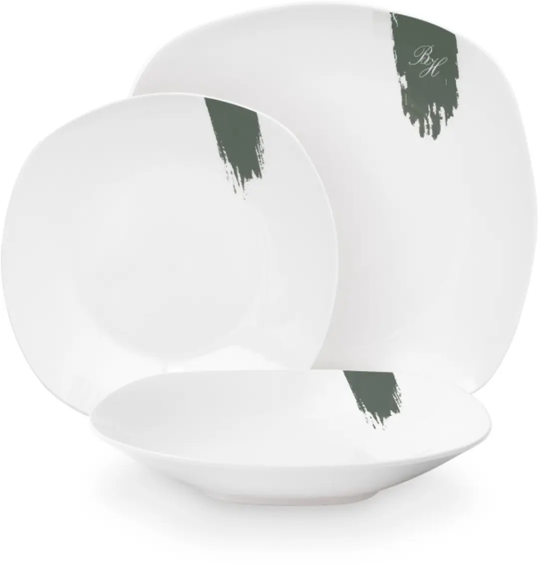BerlingerHaus Matte Green Serviesset 18-delig