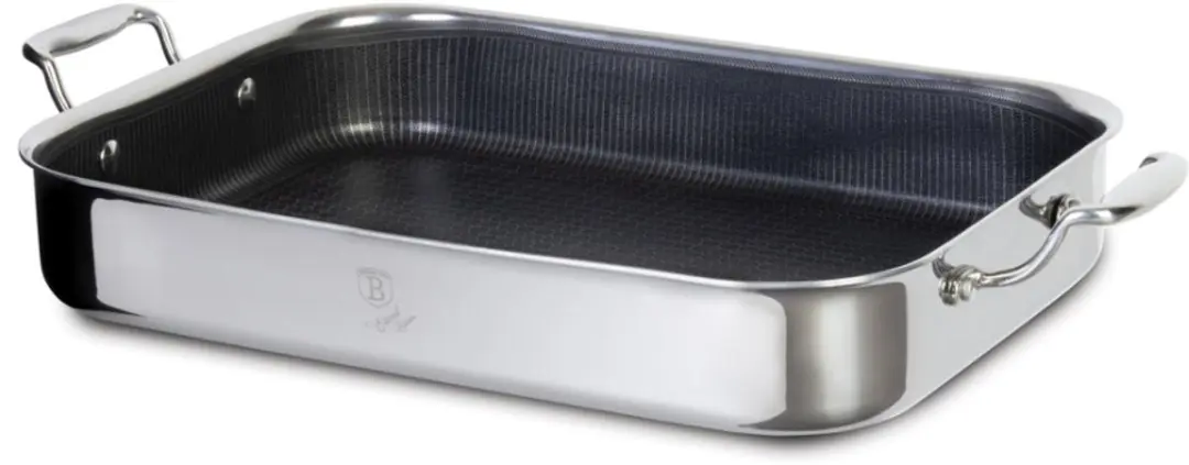 Roestvrijstalen braadpan met antiaanbaklaag, 35 x 26 cm, Eternal Collection