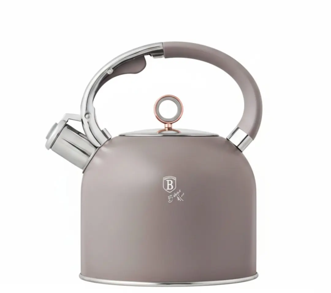 Fluitende waterkoker met glazen deksel, 3 L, Taupe Collection