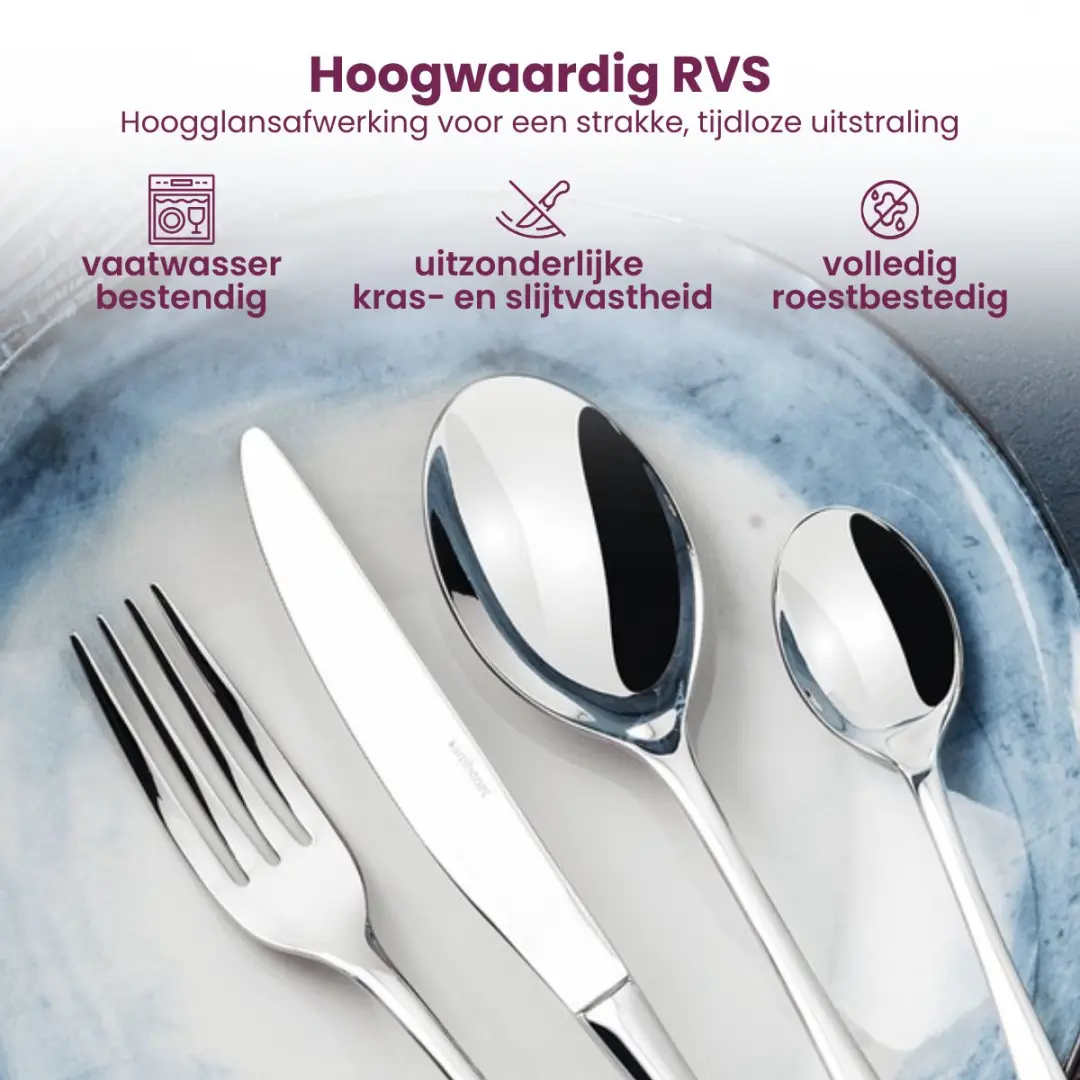 Sambonet Bloom Bestekset - 36-delig - RVS - afbeelding 4 van 6