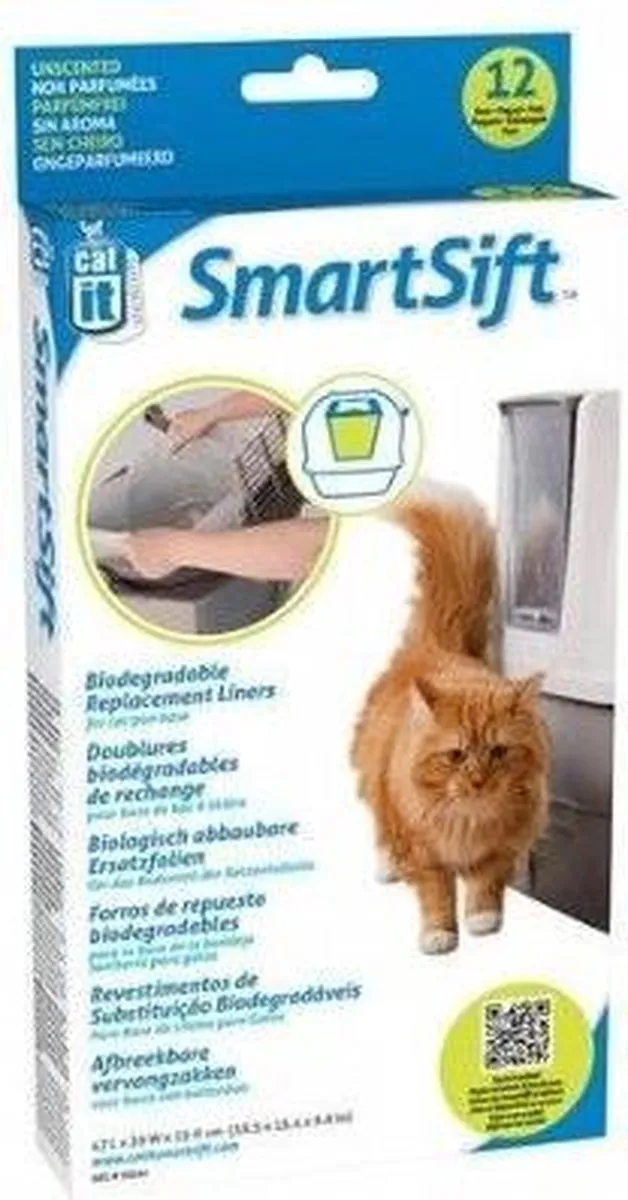 Catit Smart-Sift Kattenbakvulling Afvalzak 12 Stuks 70L