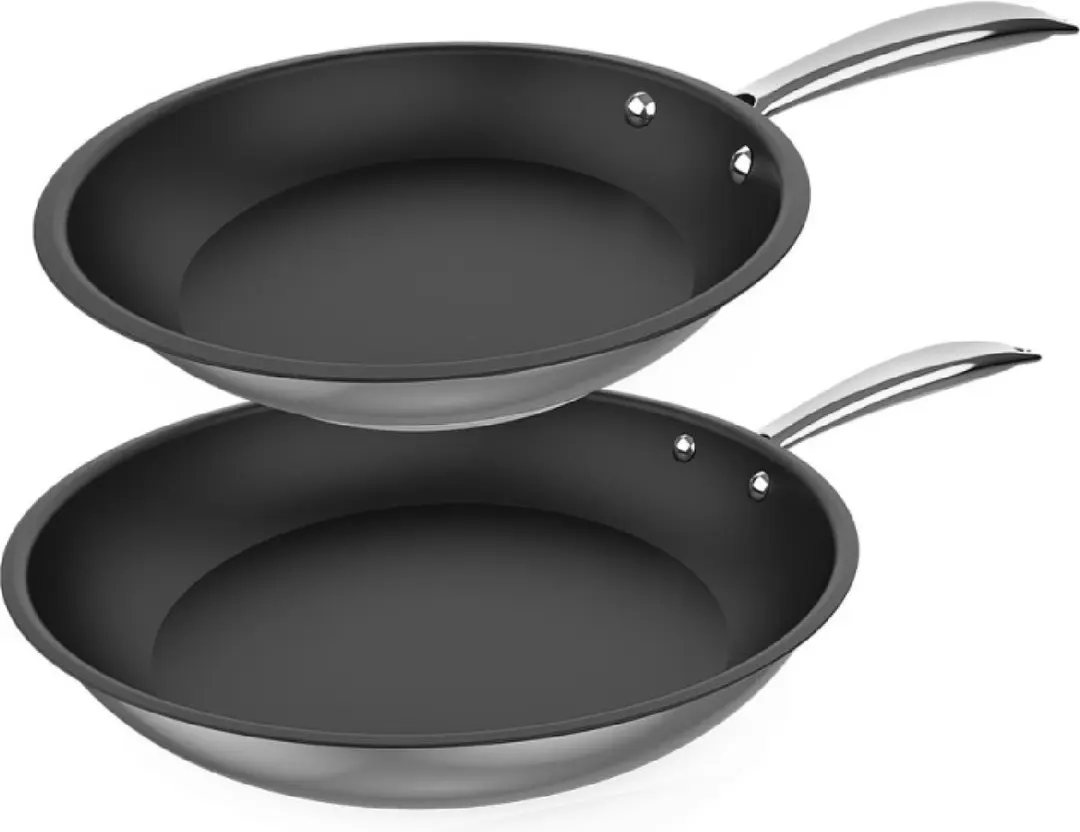 Cecotec Pfannenset Polka Classy 20-24 Bucket Set Steel Ø 20-24 cm, Edelstahl 18