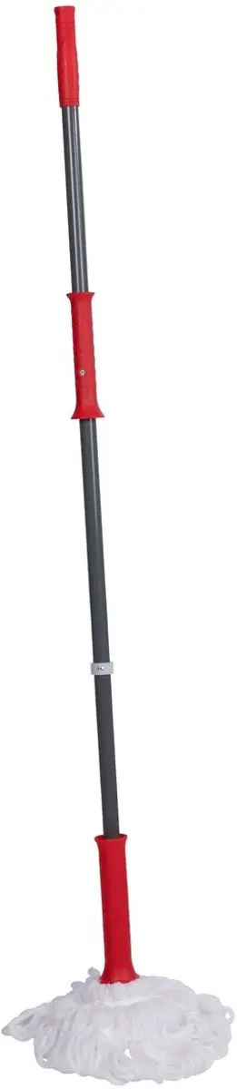 Dirt Devil Microvezel Dweil - 125x7,5cm - Rood - afbeelding 4 van 5