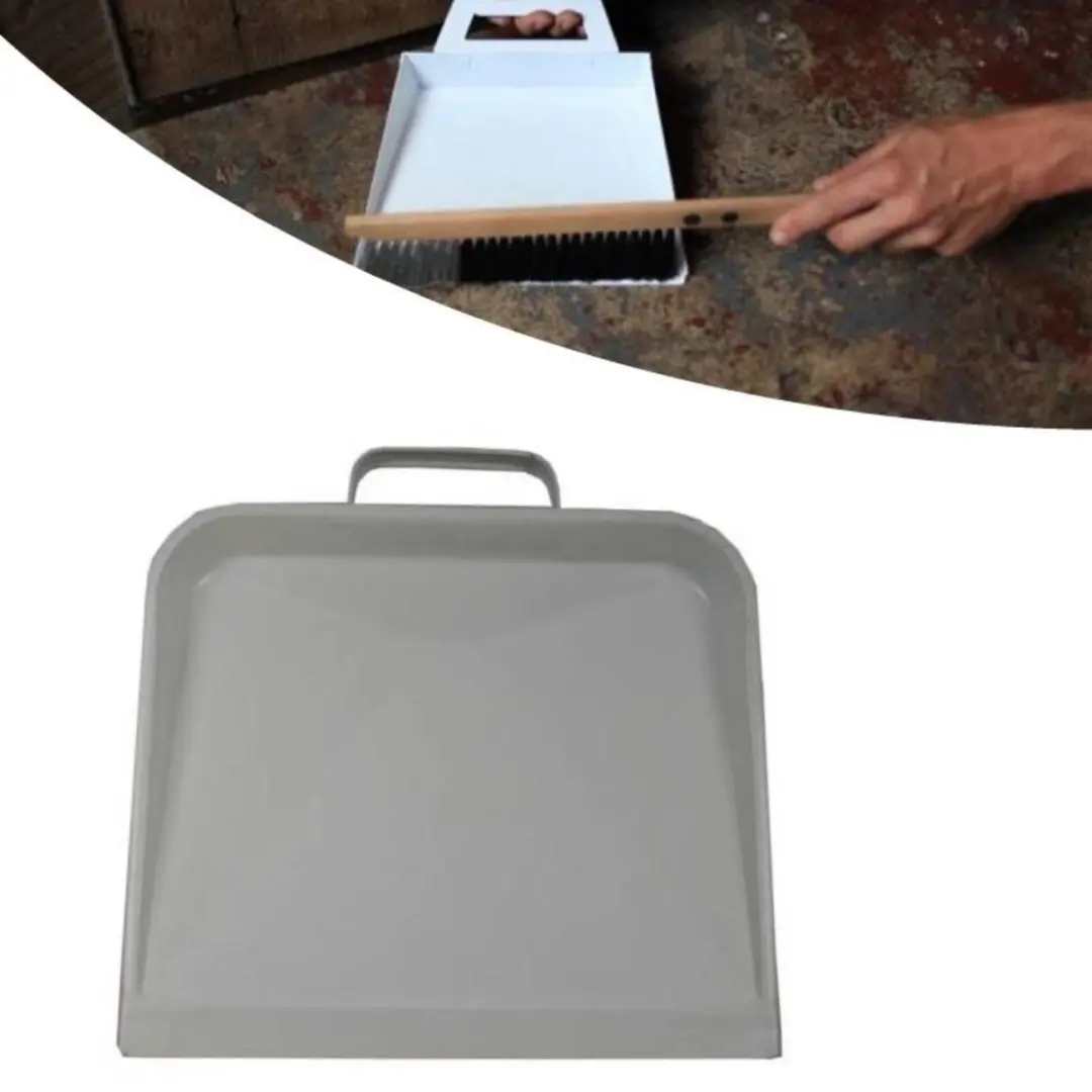 Benson Stofblik - Metaal - 32x23cm - Grijs - afbeelding 3 van 3