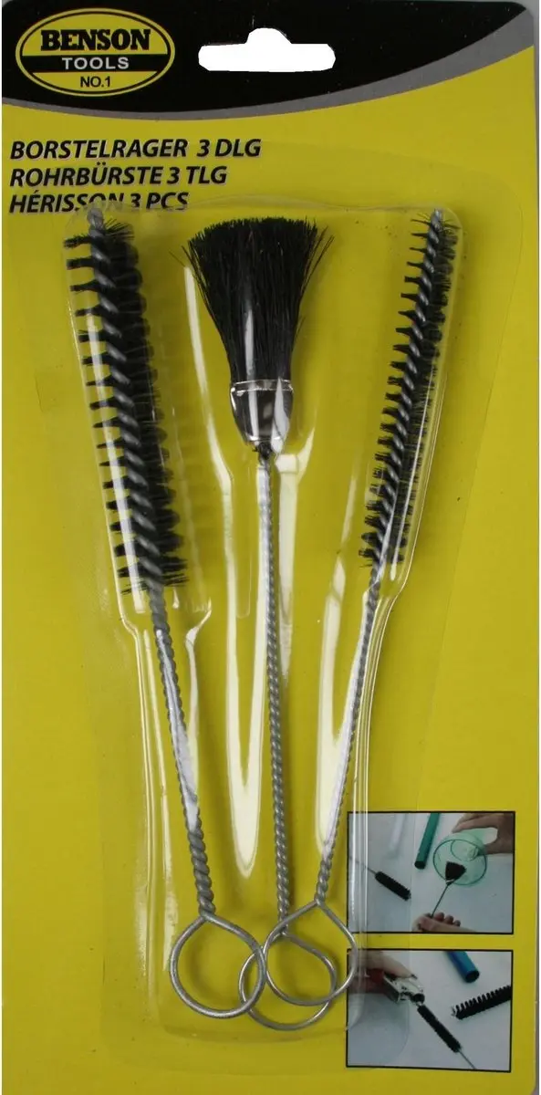 Benson Borstelset - 3 delig - 10 mm, 13 mm, 16 mm - afbeelding 4 van 6