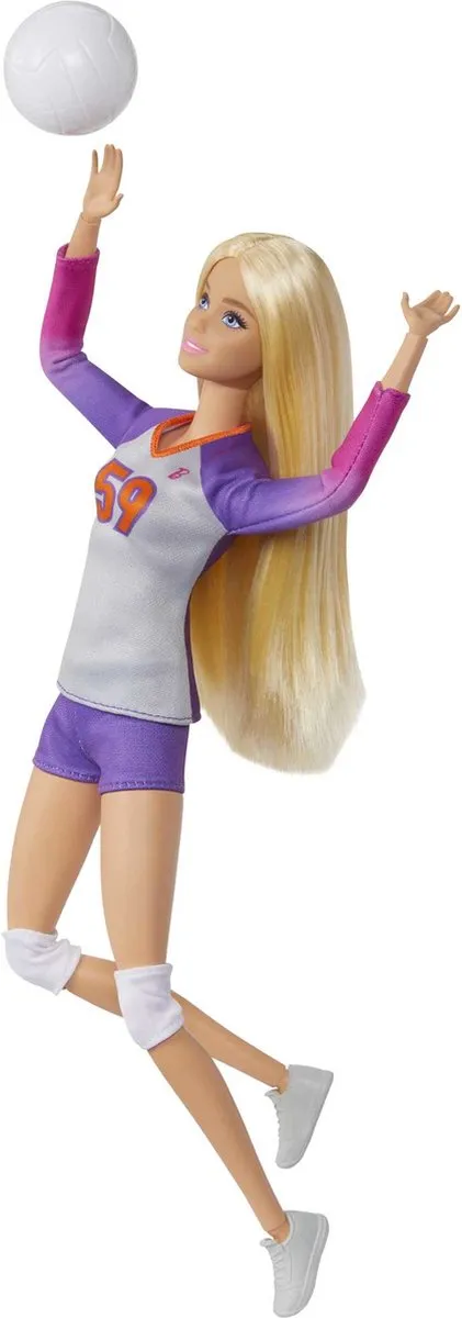 Barbie Made to Move HKT72 Volleybalspeelster - Violet