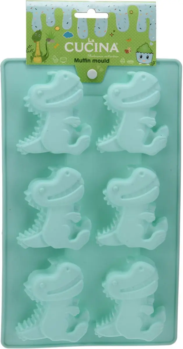 Muffinvorm Dinosaurus Siliconen