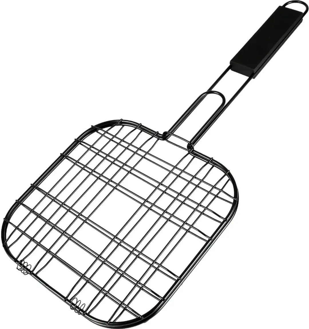 Benson BBQ-hamburgergrill 21 × 21 cm van ijzer met antiaanbaklaag