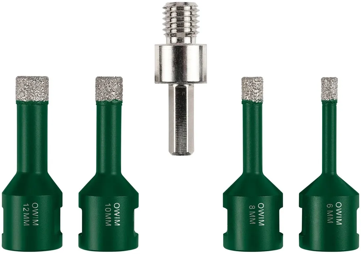 PARKSIDE Diamant Tegelboorset M14 5-delig - Groen