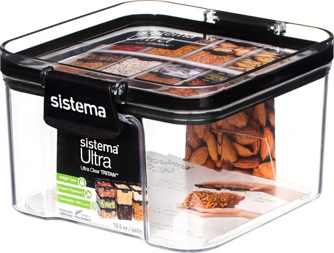 Sistema Ultra Vierkante Voorraaddoos 460ml