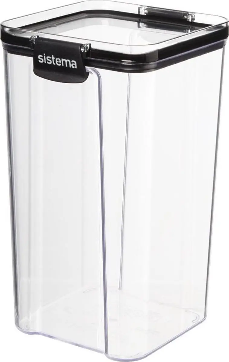 Sistema Tritan Vierkante Voorraaddoos 920ml - Paars - afbeelding 5 van 6