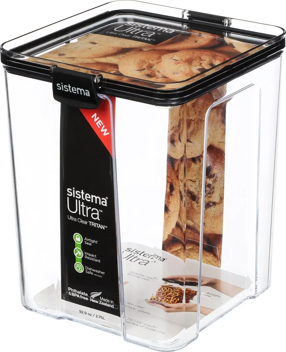 Sistema Tritan Ultra Vierkante Voorraaddoos