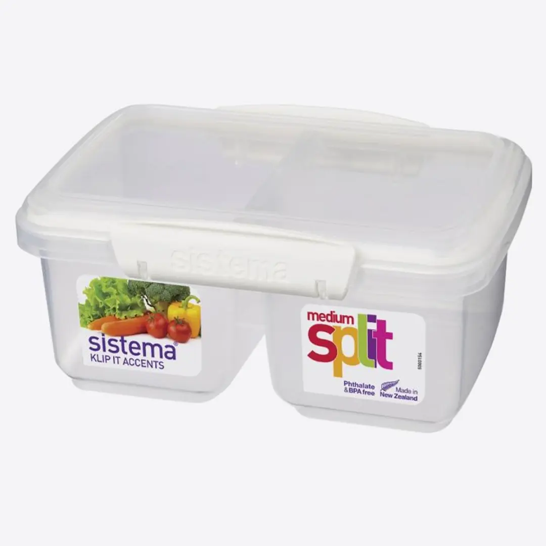 Sistema Accents voorraaddoos met 2 compartimenten Split 850ml