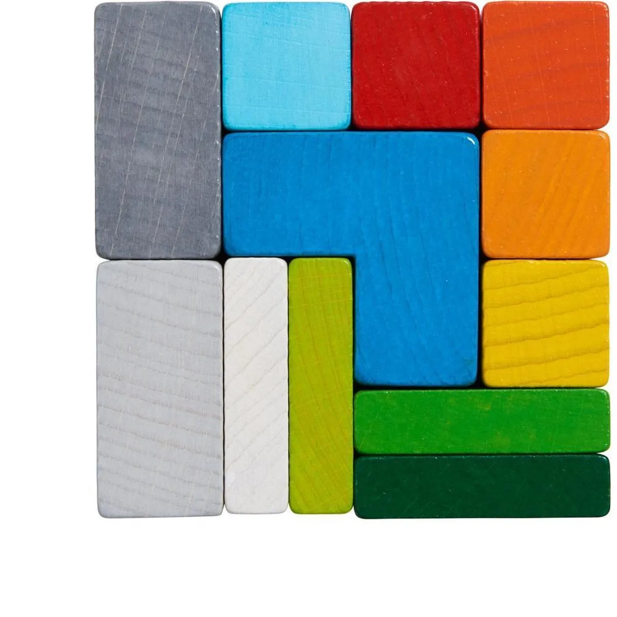 Haba Compositiespel Blokkenmix-3D Junior - 19 Stuks - Multicolor