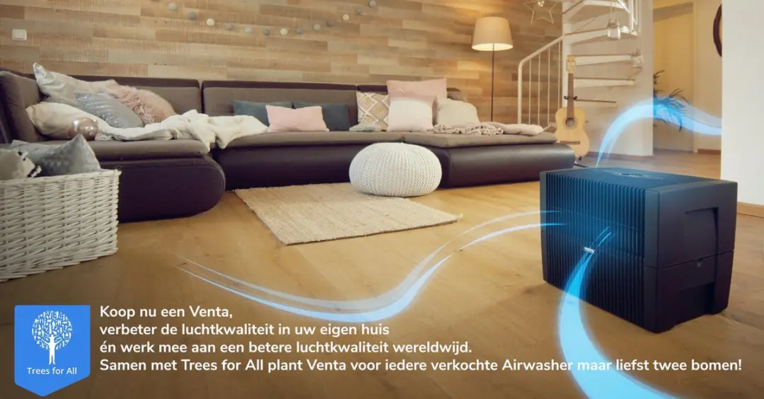Venta LW45 Comfort Plus Luchtbevochtiger - 10l - Wit - afbeelding 5 van 6
