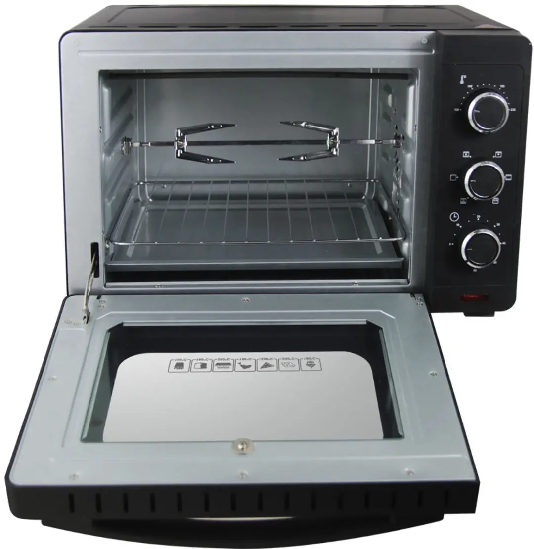Esperanza Napoli EKO006N Mini Oven - 25L - 1600W - Zwart - afbeelding 2 van 6
