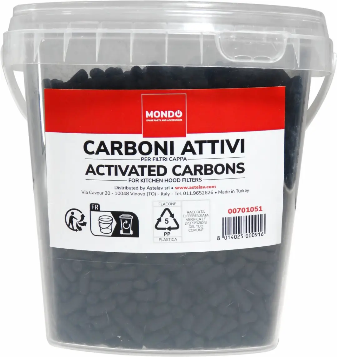 Mondo actieve koolstof korrels 400g