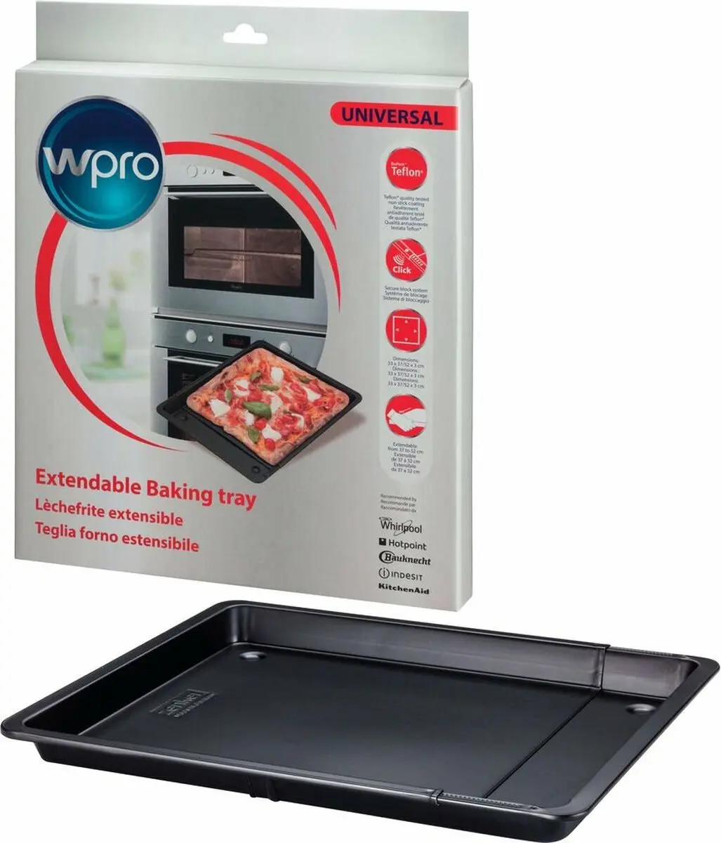 Wpro UBT521 Universele Bakplaat - 37x52cm - afbeelding 4 van 6