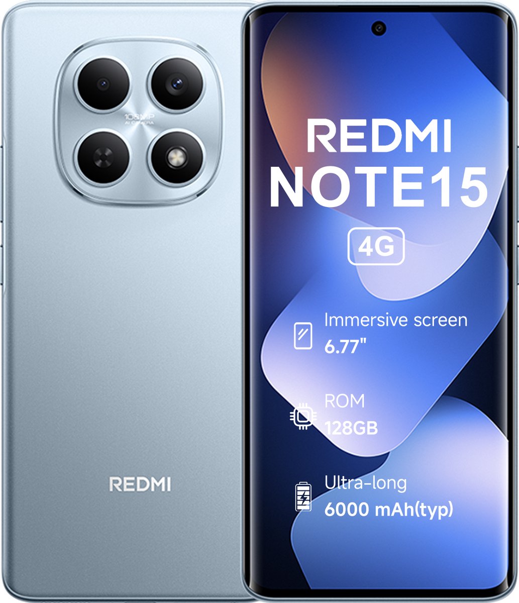 Redmi Note 15 - 6GB/128GB - Blauw