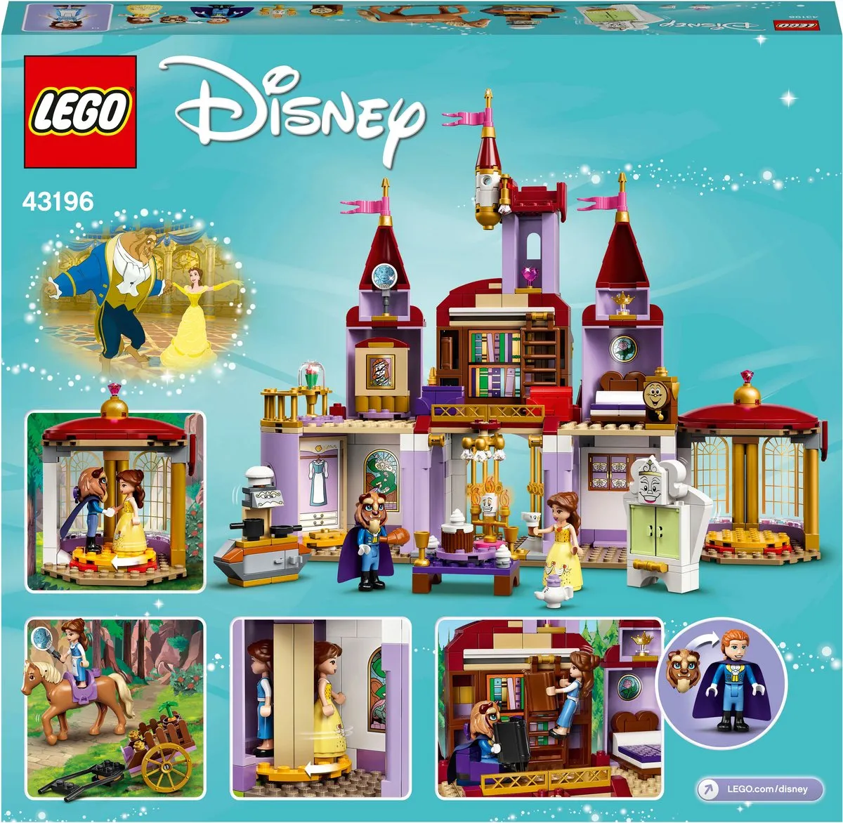 LEGO Disney Princess Belle Kasteel 43196 - afbeelding 3 van 6