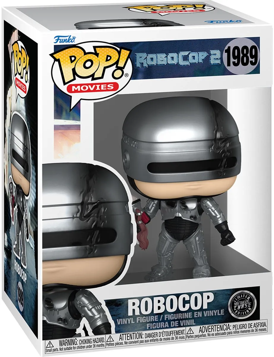 Funko Pop! RoboCop 2 Metallic #1989