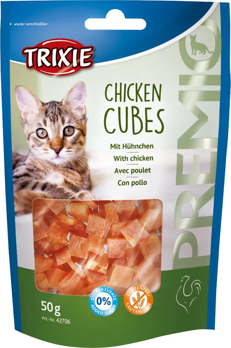 Trixie Premio Kip Cubes 50g - afbeelding 5 van 5