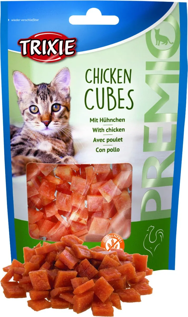 Trixie Premio Kip Cubes 50g - afbeelding 3 van 5