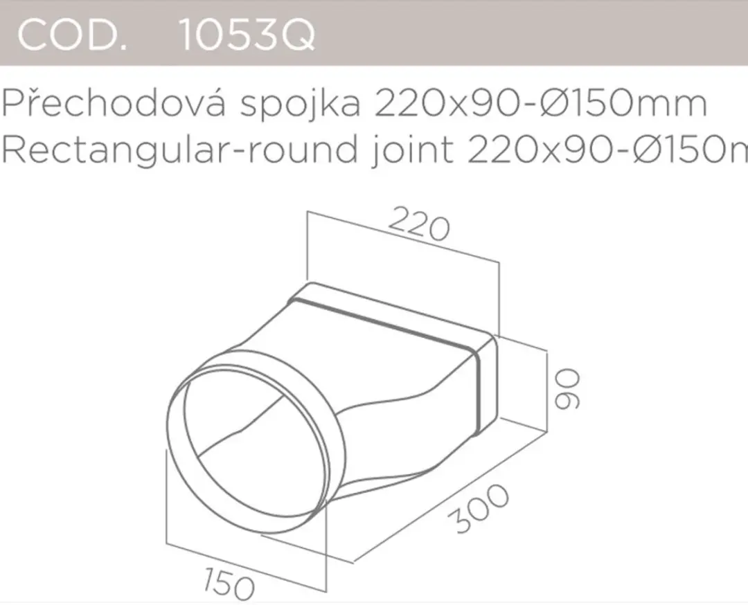 Elica 1053Q Afzuigkap Montageset - Wit - afbeelding 2 van 2
