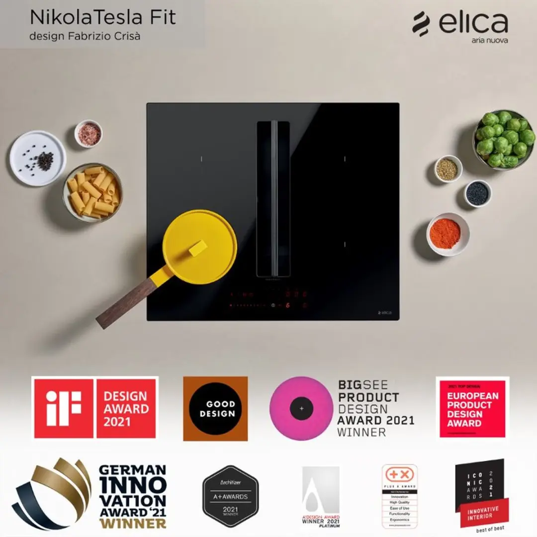 Elica Nikolatesla Fit XL 83 Inductiekookplaat - Zwart - afbeelding 5 van 6