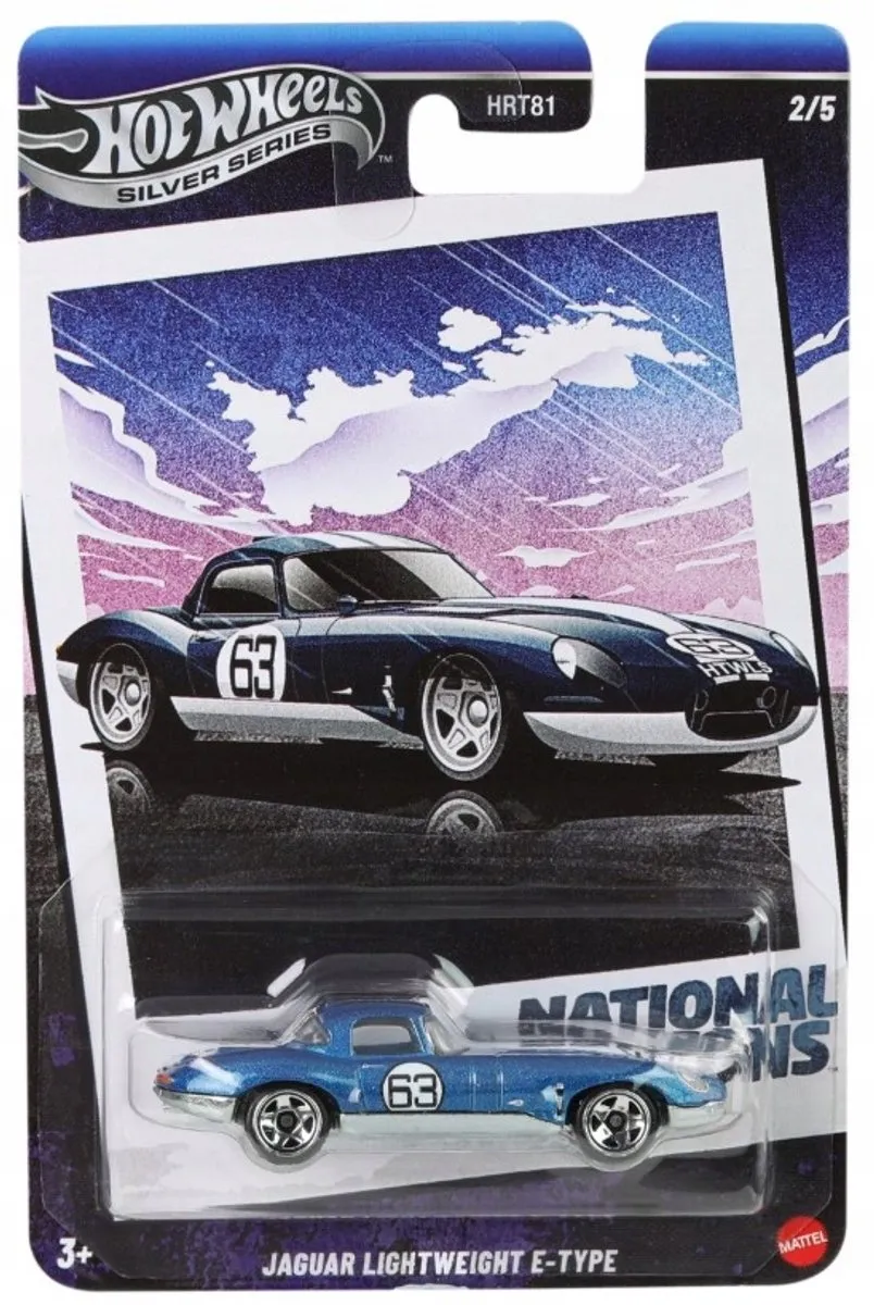 Hot Wheels Silver Series National Icons Set - 5 Iconische Auto's - afbeelding 3 van 5