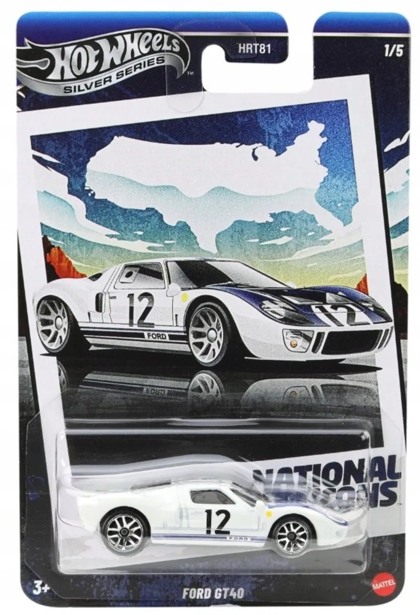 Hot Wheels Silver Series National Icons Set - 5 Iconische Auto's - afbeelding 2 van 5
