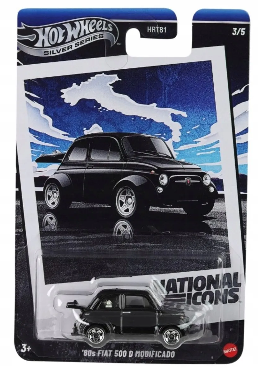 Hot Wheels Silver Series National Icons Set - 5 Iconische Auto's - afbeelding 4 van 5