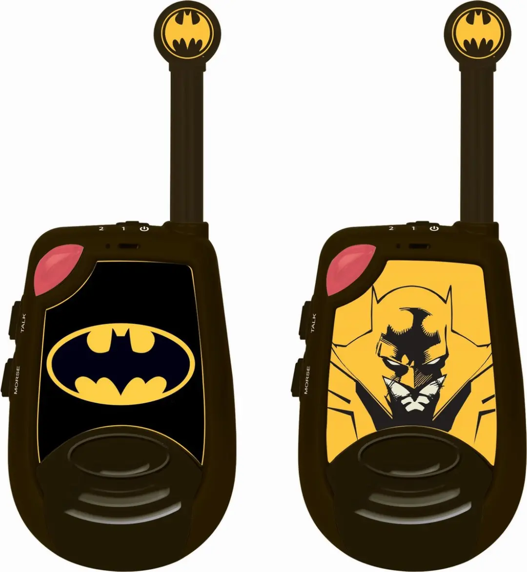 Batman Digitale walkie-talkies tot 2km/1,3 miles met Morse Lichtfunctie