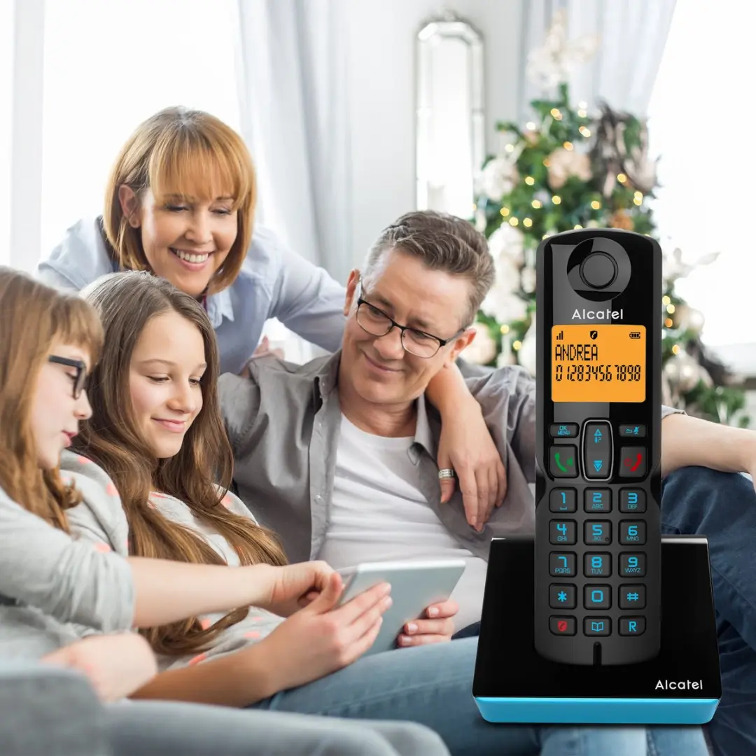 Alcatel S280 Solo DECT-telefoon - Zwart/Blauw - afbeelding 5 van 6